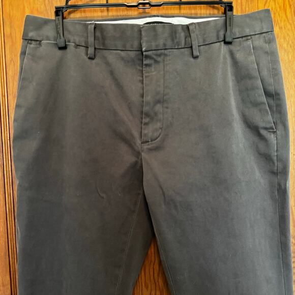 Banana Republic Fulton Skinny Charcoal Gray Pants‎ Slacks Men's 32 Workwear Corp - Picture 2 of 7